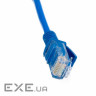 Патч-корд 0.25 м, UTP, Blue, Extradigital, литий, RJ45, кат.5е (KBP1764)
