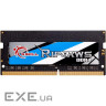 Модуль пам'яті G.SKILL Ripjaws SO-DIMM DDR4 2666MHz 8GB (F4-2666C19S-8GRS)