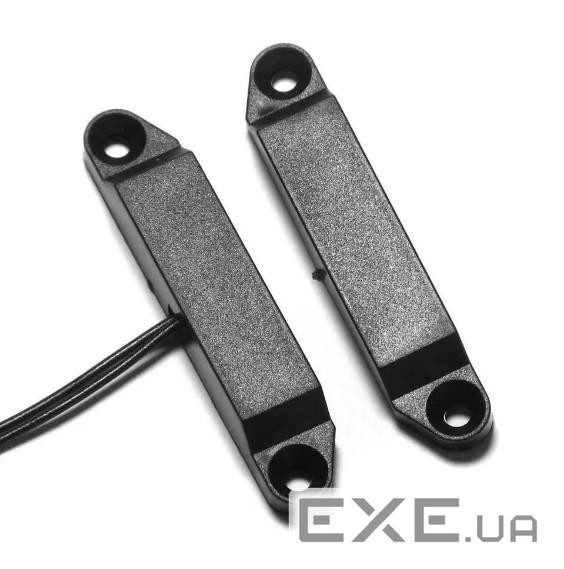 Магнітоконтактний Датчик накладний ЕСМК-4 пластик, 58х12x11мм чорний ціна за 1шт (YT21325) (YT21325)