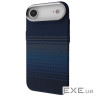 Чехол Gleam Case with Magnetic Ring iPhone 17 Air blue stripes (65181 blue stripes)