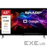 Телевізор SHARP 43" QLED 4K 4T-C43HP5265EB