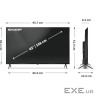 Телевізор SHARP 43" QLED 4K 4T-C43HP5265EB