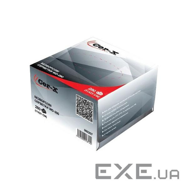 Серветки безворсові для оптики WD-280 Cor-X (WD-280 / 262207)