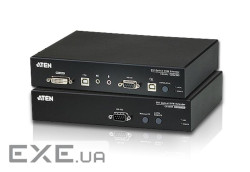 DVI KVM подовжувач, FO до 20 км . (CE690-AT-G)