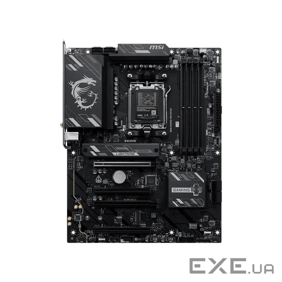 Материнська плата MSI B850 GAMING PRO WIFI6E