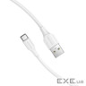 Дата кабель USB 2.0 AM to USB-C 1.0m 3A white Vention (CTHWF)