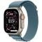 Apple Watch Ultra 3 GPS + Cellular 49mm Natural Titanium Case with Light Blue Alpine Loo (MEWM4QP/A)