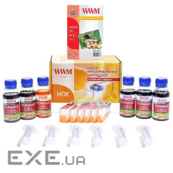 Комплект перезаправних картриджів WWM CANON MG6340/7140 (RC.CLI451/6ARC)