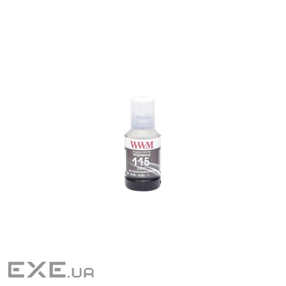 Чорнило WWM Epson L8160/L8180 140г Grey (E115Gr) KeyLock (E115Gr-WWM)