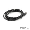 Кабель для принтера USB 2.0 AM/BM 3.0m ferrite black Voltronic (YT-AM/BM-3.0B)