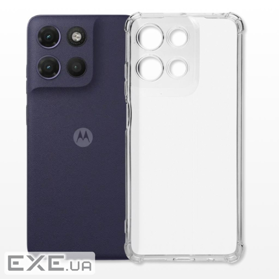Чохол до мобільного телефона BeCover Anti-Shock Motorola Moto G17 / G17 Power Transparent (715699)