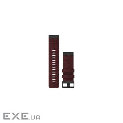 Ремінець до смарт-годинника Garmin fenix 6X 26mm QuickFit Heathered Red Nylon (010-12864-06)
