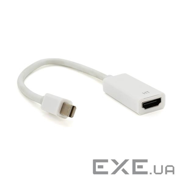 Конвертер mini Display Port (тато) на HDMI(мама) 10cm, White, (YT-C-mnDP(M) / HDMI(F)-B-W(мама) ))