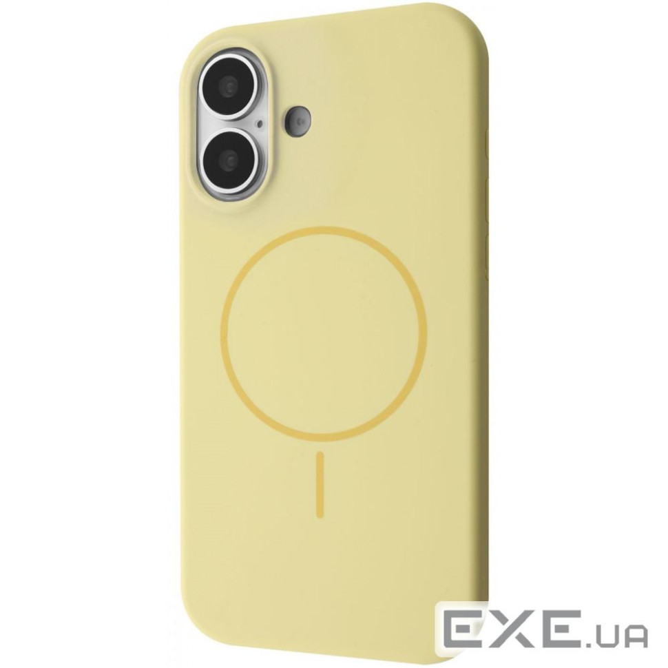 Чехол WAVE Color Circle с магнитным кольцом iPhone 17 melow yellow (71117 melow yellow)