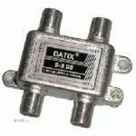 Дільник 1:4 (5-1000 Мгц), -8 дБ max, ''F'', запаяний корпус (S-4 DS)