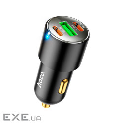 Зарядний пристрій HOCO NZ6 2xType-C, USB-A Black (6931474765185)