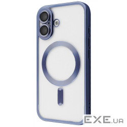 Чехол Metal Matte Case with Magnetic Ring iPhone 16 midnight blue (60129 midnight blue)