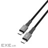 Дата кабель USB-C to USB-C 1.0m 100W black Grand-X (CC-08B)