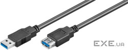 Кабель Goobay подовжувач USB3.0 A M/F 3.0m,AWG28 3xShielding Cu (75.09.3999-1)