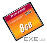 Карта пам'яті Transcend 8Gb CF 133X Карта пам'яті Transcend CompactFlash ємність 8192 Мb. (TS8GCF133)