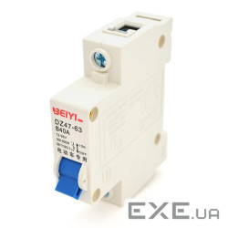 Автоматичний вимикач BEIYI DZ47-63-1P-B40A, B40A, 300-800W. 12-96V (YT-DZ47-63-1P-40A)