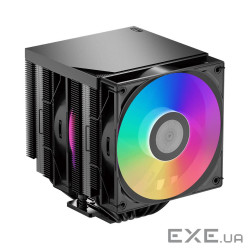 Кулер процесорний PCCOOLER RT620Pro TC ARGB BK, чорний