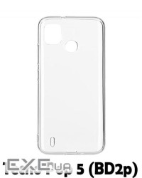 Чохол-накладка BeCover для Tecno Pop 5 (BD2p) Transparancy (707626)