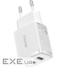Зарядний пристрій Baseus Compact Charger 2U White (CCXJ010202)