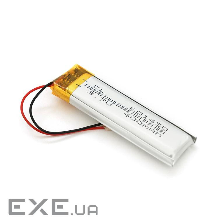 Літій-полімерний акумулятор 6*14*50mm (Li-ion 3.7В 400мА&middot,год) (601450) ) (601450)
