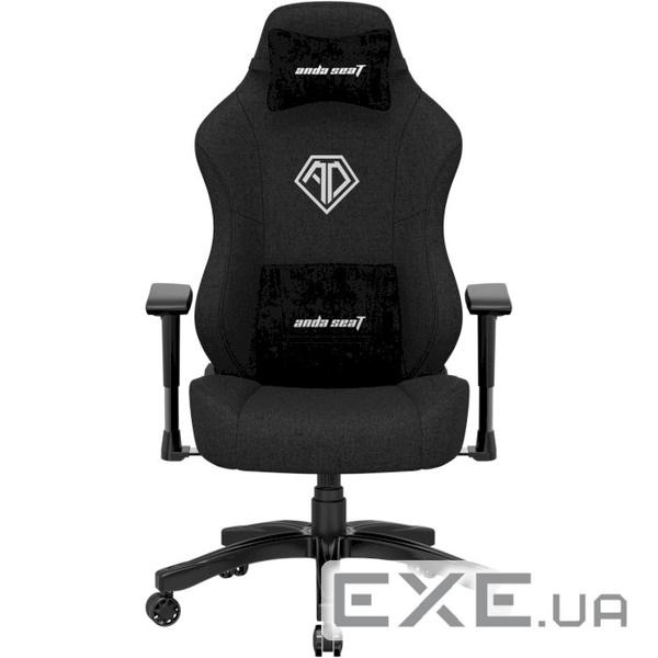 Крісло ігрове Anda Seat Phantom 3 Fabric Size L Black (AD18Y-06-B-F) (AD18Y-06-BF)