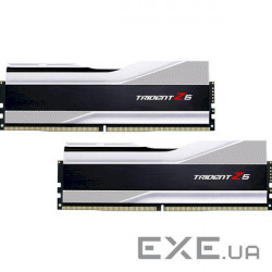 Модуль пам'яті G.SKILL Trident Z5 Metallic Silver DDR5 6000MHz 64GB Kit 2x3 (F5-6000J3238G32GX2-TZ5S)
