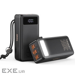 Батарея універсальна VEGER 56000mAh W5001C Tank 100W, PD, QC, Black (6970453555454)