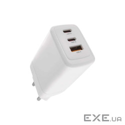 Зарядний пристрій EMOS V05G65 1xUSB-A + 2xUSB-C PD65W GaN