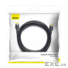 Кабель Baseus Cafule HDMI - HDMI, 3м , Black (CADKLF-G01)