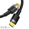 Кабель Baseus Cafule HDMI - HDMI, 3м , Black (CADKLF-G01)