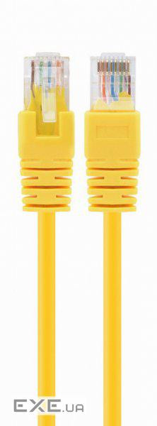 Патч корд Gembird PP12-5M/Y, UTP, категория. 5E, литий, 50u" штекер с клямкою, 5 м, жов