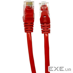Патч-корд 1.5м UTP cat.5e, CU, 24AWG, red GEAR (GPC-UTPCURJ45-1.5R)