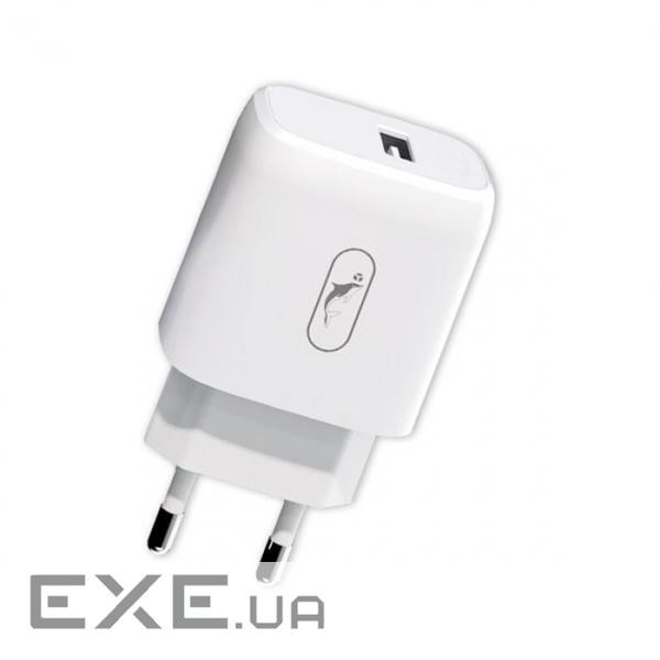 Зарядний пристрій SkyDolphin SC22E (1USB, 2.1A) White (SDMZP-000157)
