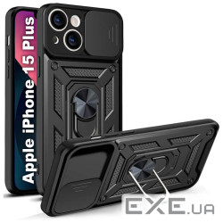 Чохол до мобільного телефона BeCover Military Apple iPhone 15 Plus Black (709954)