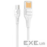 Кабель Proove Double Way Silicone Micro USB 2.4A (1m) white (CCDS20001302)