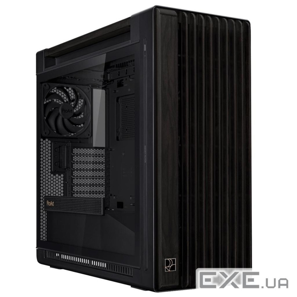 Корпус ASUS ProArt PA602 Wood Edition Tempered Glass Black (90DC00J0-B09010)