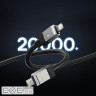 Кабель BASEUS CoolPlay Series Fast Charging Cable Type-C to iP 20W 1м Black (CAKW000001)