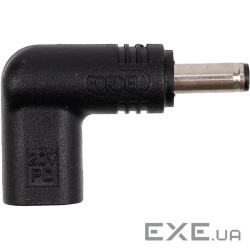Адаптер PowerPlant USB Type-C на DC 6.0x3.7 мм (для Dell) (CC360666)