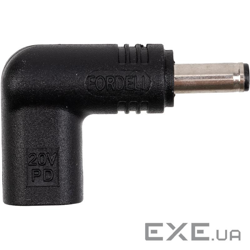 Адаптер PowerPlant USB Type-C на DC 6.0x3.7 мм (для Dell) (CC360666)