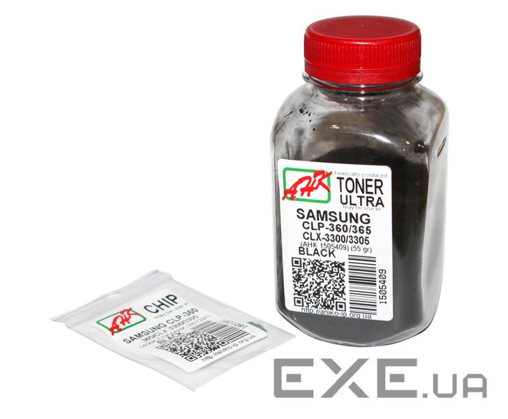 Тонер Samsung CLP-360/365/CLX-3300, 55г, 1.5K Black AHK (1505413)