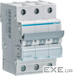 Автоматичний вимикач 3P 6kA C-2A 3M (MCN302)