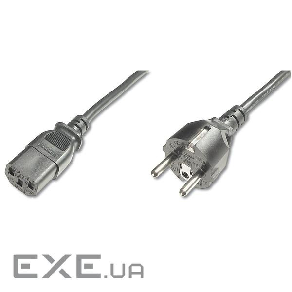 Кабель живлення DIGITUS Schuko - C13 M/F, 1.2m, black (AK-440110-012-S)