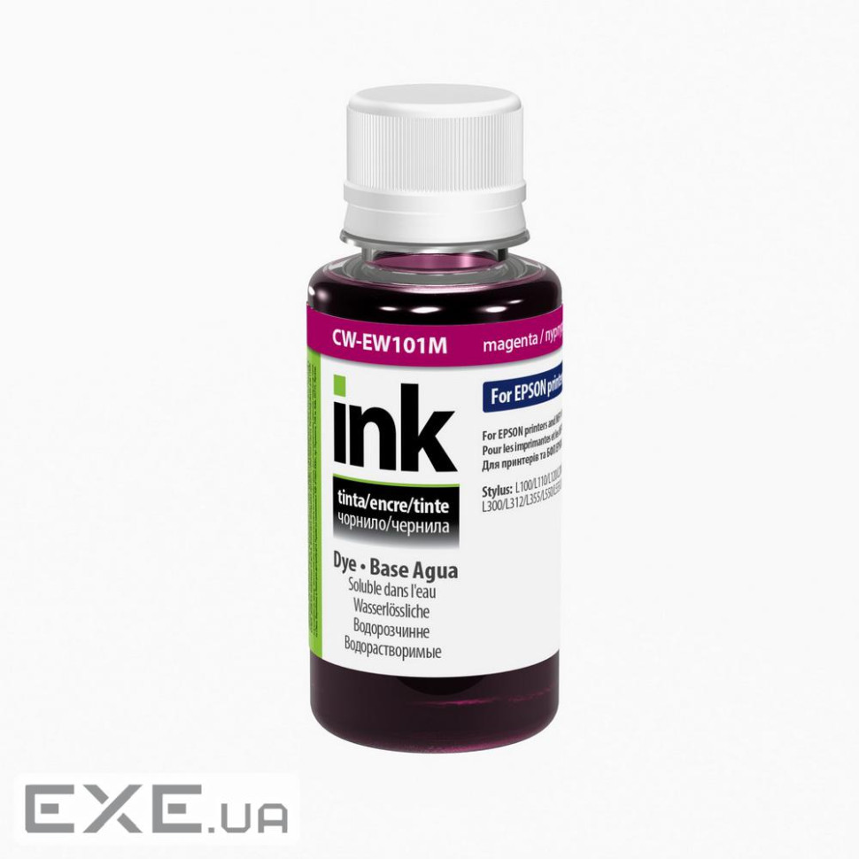 Чорнило ColorWay Epson L-100/L200Magenta (CW-EW101M01)