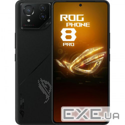 Смартфон ASUS ROG Phone 8 Pro (AI2401) 6.78 16/512ГБ, 2SIM, 5000мА•рік, чорний (90AI00N3-M000R0)