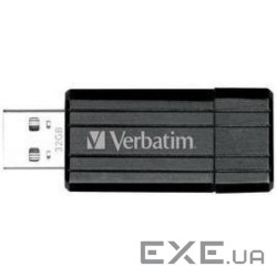 Flash Drive 32G USB3.0 Verbatim STORE"N"GO PINSTRIPE BLACK (49317)